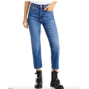 rag & bone Denim Jean Nina High Rise Ankle Cigarette Jasper